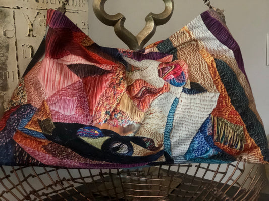 "Abstract-ly Gorgeous" Slouchy Tote